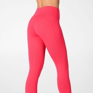 Fabletics High-Wasted PowerHold 7/8, (3X) Red